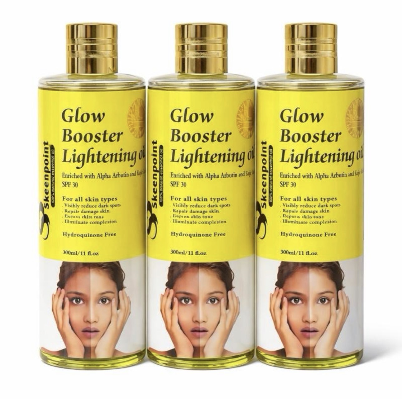 Skeenpoint Glow Booster Lightening Oil – 300ml