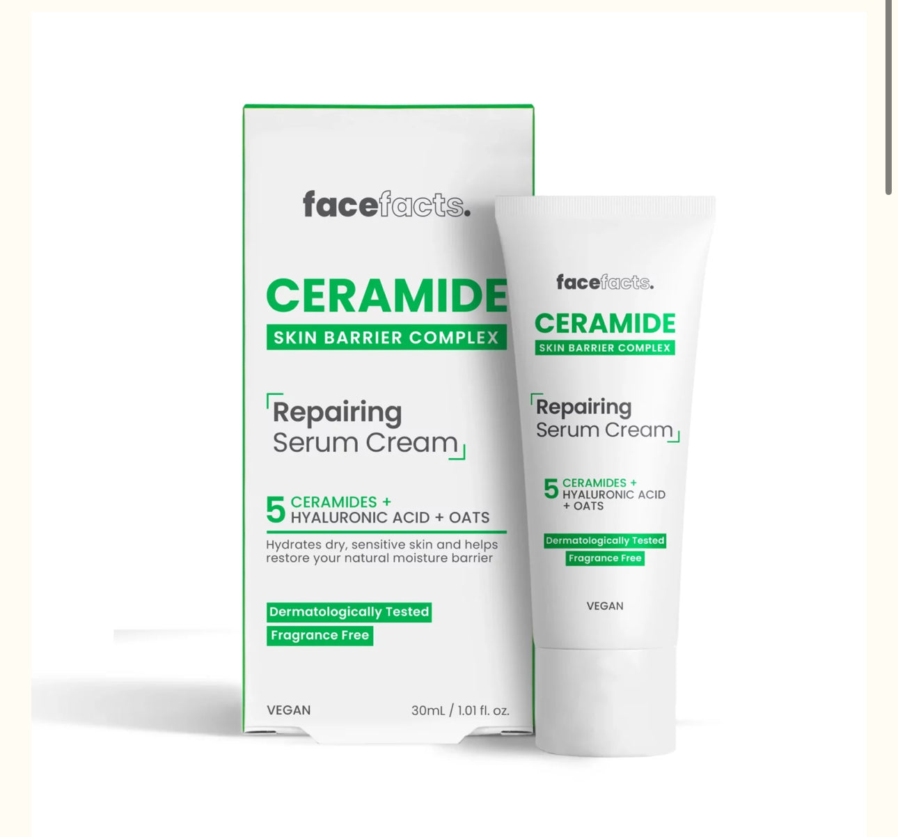 FaceFacts Ceramide Repairing Serum Cream 30ml